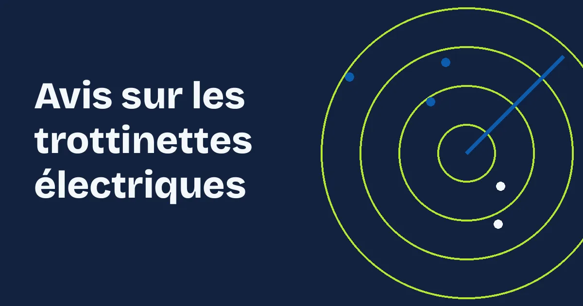 Avis sur les trottinettes électriques